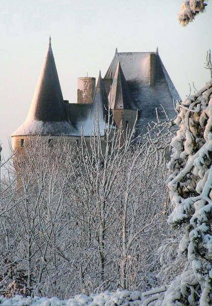 vue nord sous la neige